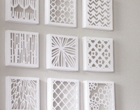 A Little Hut Cut Paper Wall Art